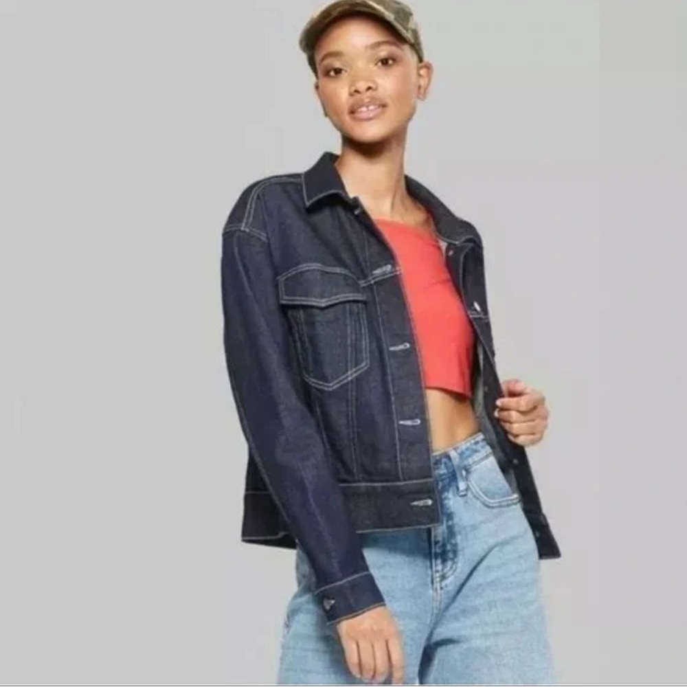 Zara Dark Blue Denim Jacket